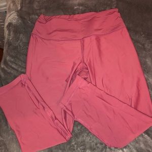 capri maroon leggings